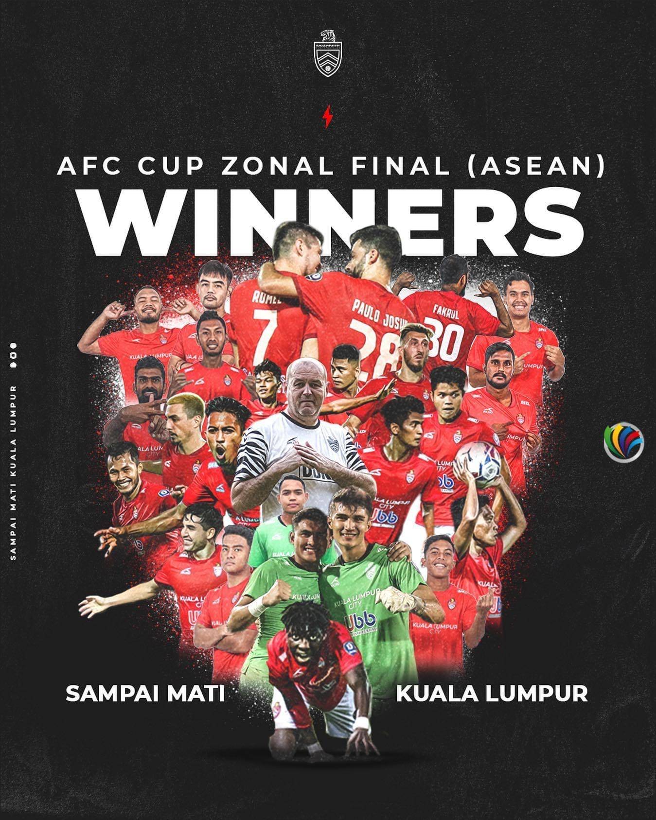 Kl City Juara Piala Afc Zon Asean Football Tribe Malaysia