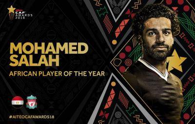 محمد صلاح أفضل لاعب في أفريقيا 2018