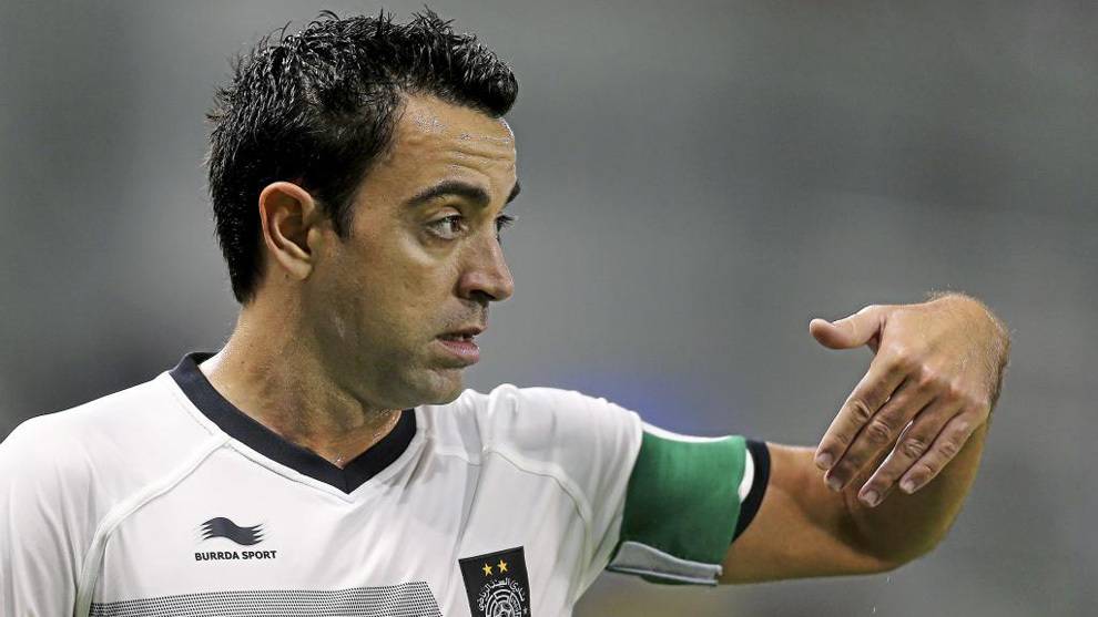 Xavi signs contract extension with Al-Sadd until 2018