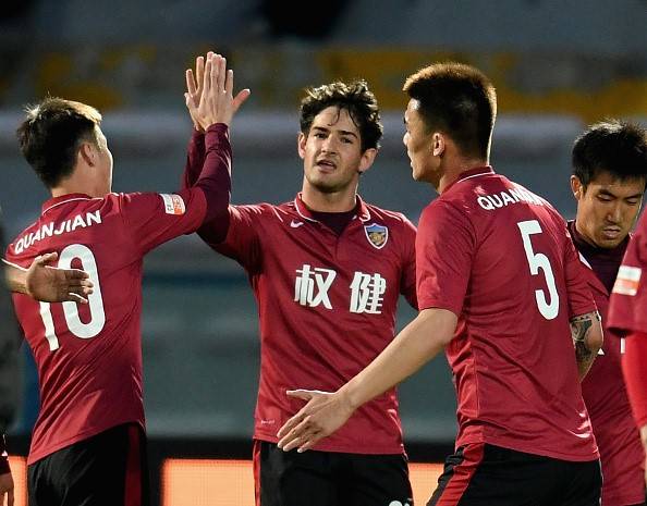 Alexandre Pato scores on Tianjin Quanjian debut