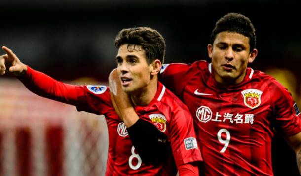Oscar delighted at debut Shanghai SIPG goal
