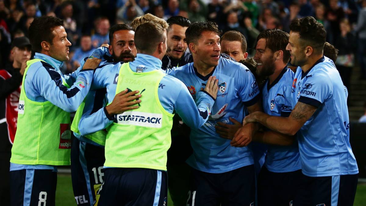 Sydney FC win A-League premiers’ plate