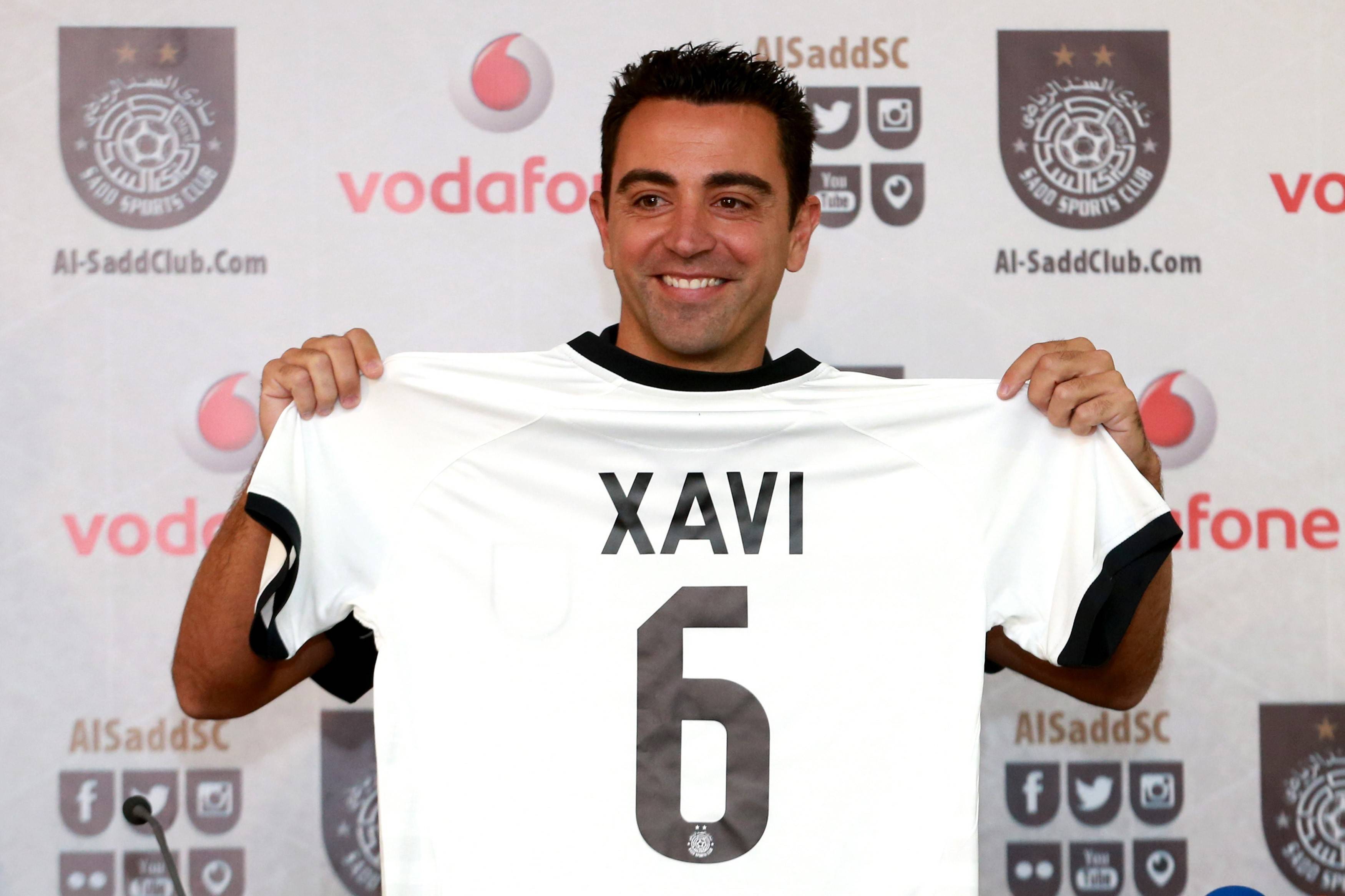 Xavi lifts first trophy with Al Sadd