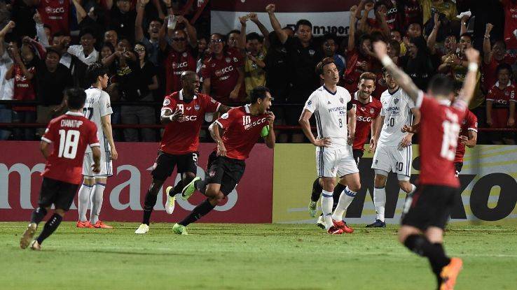 AFC Champions League: Muangthong beat Ulsan to go top of Group E