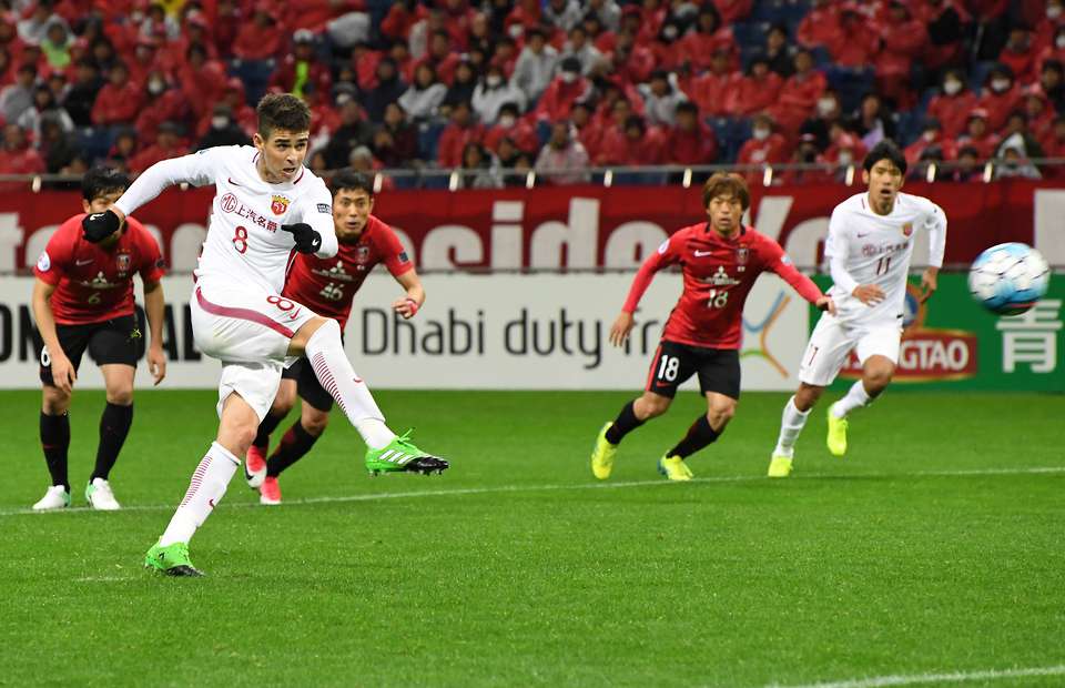 VIDEO: Oscar misses two penalties in 11 minutes for Shanghai SIPG