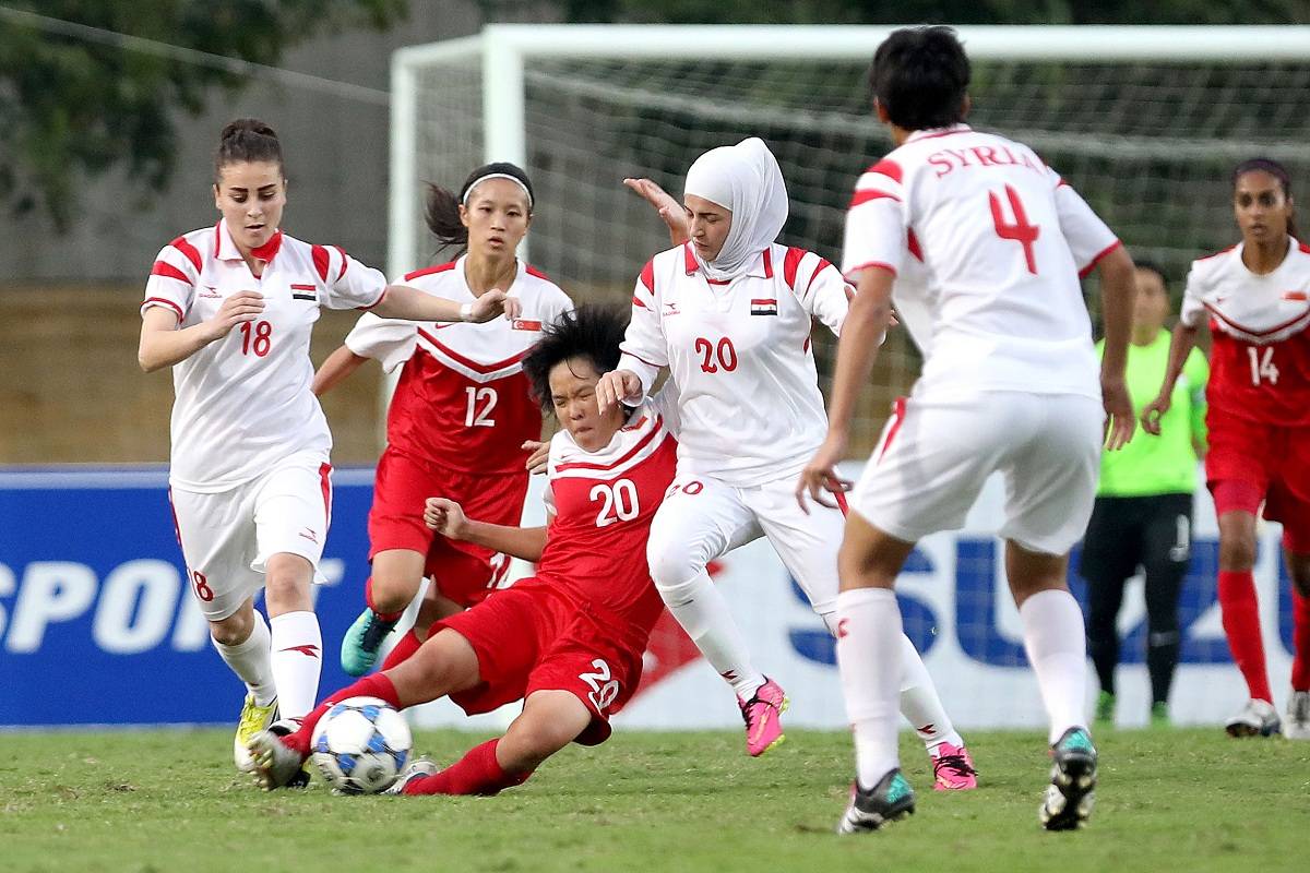 GALLERY: Syria, Iran women’s teams show potential in Asian Cup qualifying