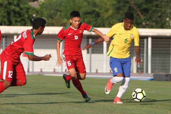 Indonesia give strong display despite loss to Brazil in Toulon Tournament