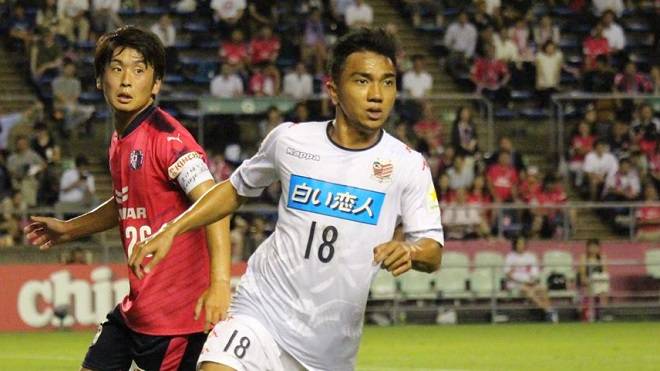 Chanathip made first assist for Consadole Sapporo against league leaders Cerezo Osaka