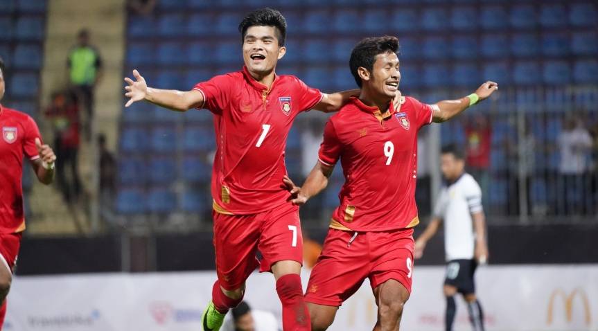 Myanmar U-22 leave it late to overcome Laos