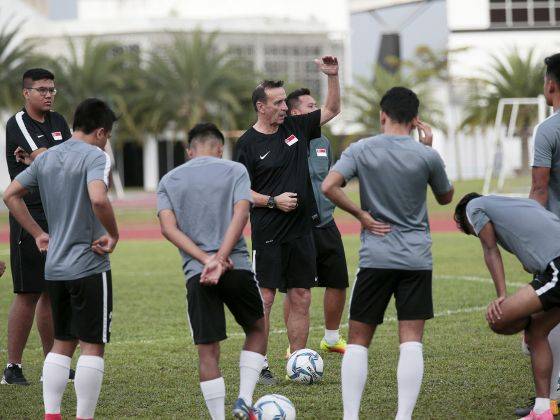 Singapore U22 head coach Richard Tardy urges players to “stay focused”