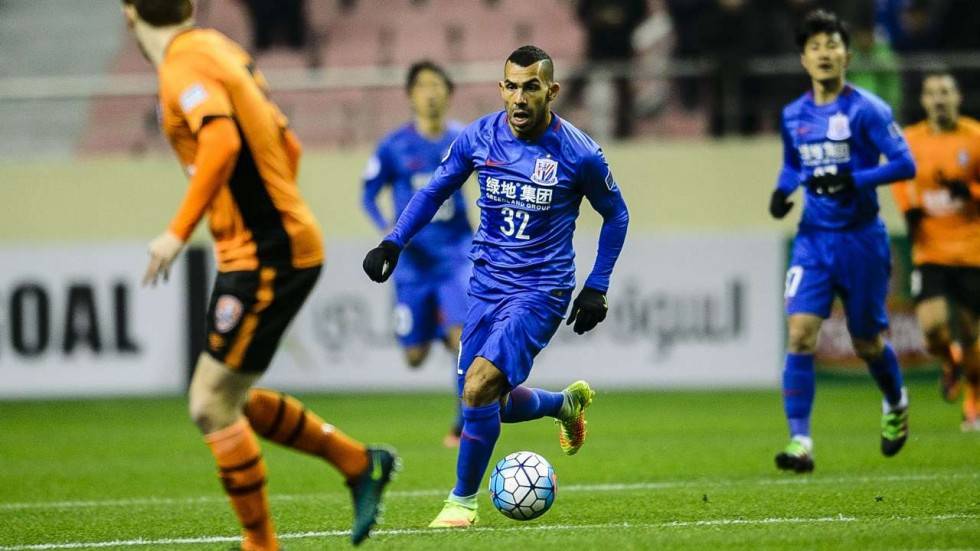 Carlos Tevez back to training at Shanghai Shenhua after treatment in Argentina