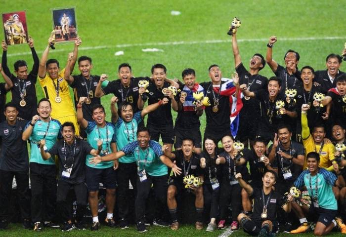 Thailand edge Malaysia for SEA Games men's football gold medal 