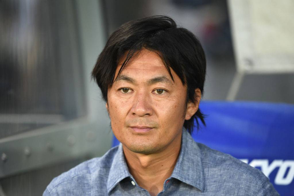 FC Tokyo fire head coach Yoshiyuki Shinoda