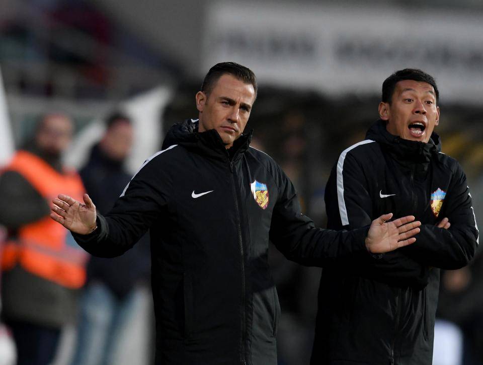 Fabio Cannavaro back for second spell as Guangzhou Evergrande coach