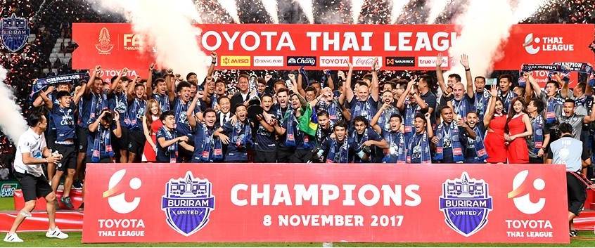 Buriram United crowned Thai League T1 champions following BEC Tero Sasana win