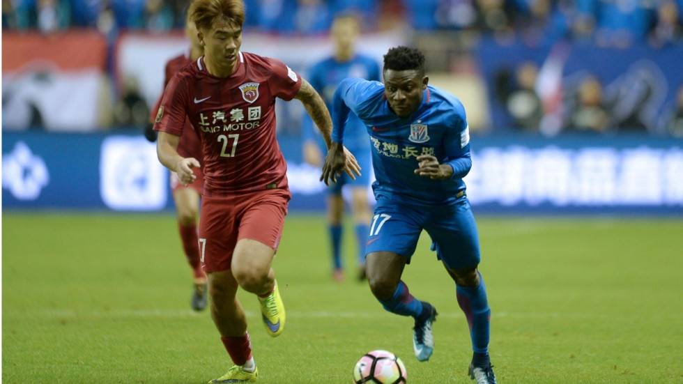 Obafemi Martins goal gives Shenhua an advantage over SIPG in Chinese FA Cup final