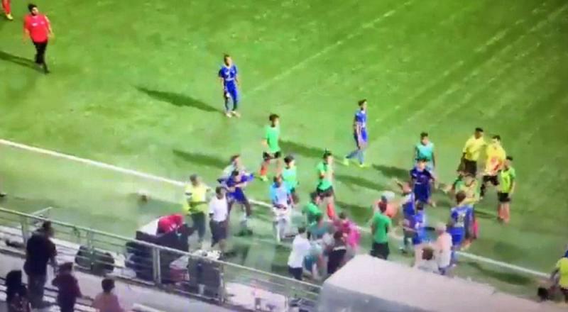 Mass brawl breaks out at Singapore's National Football League Division 1 match