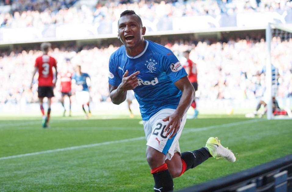 Alfredo Morelos puts away China rumours after signing new deal with Rangers