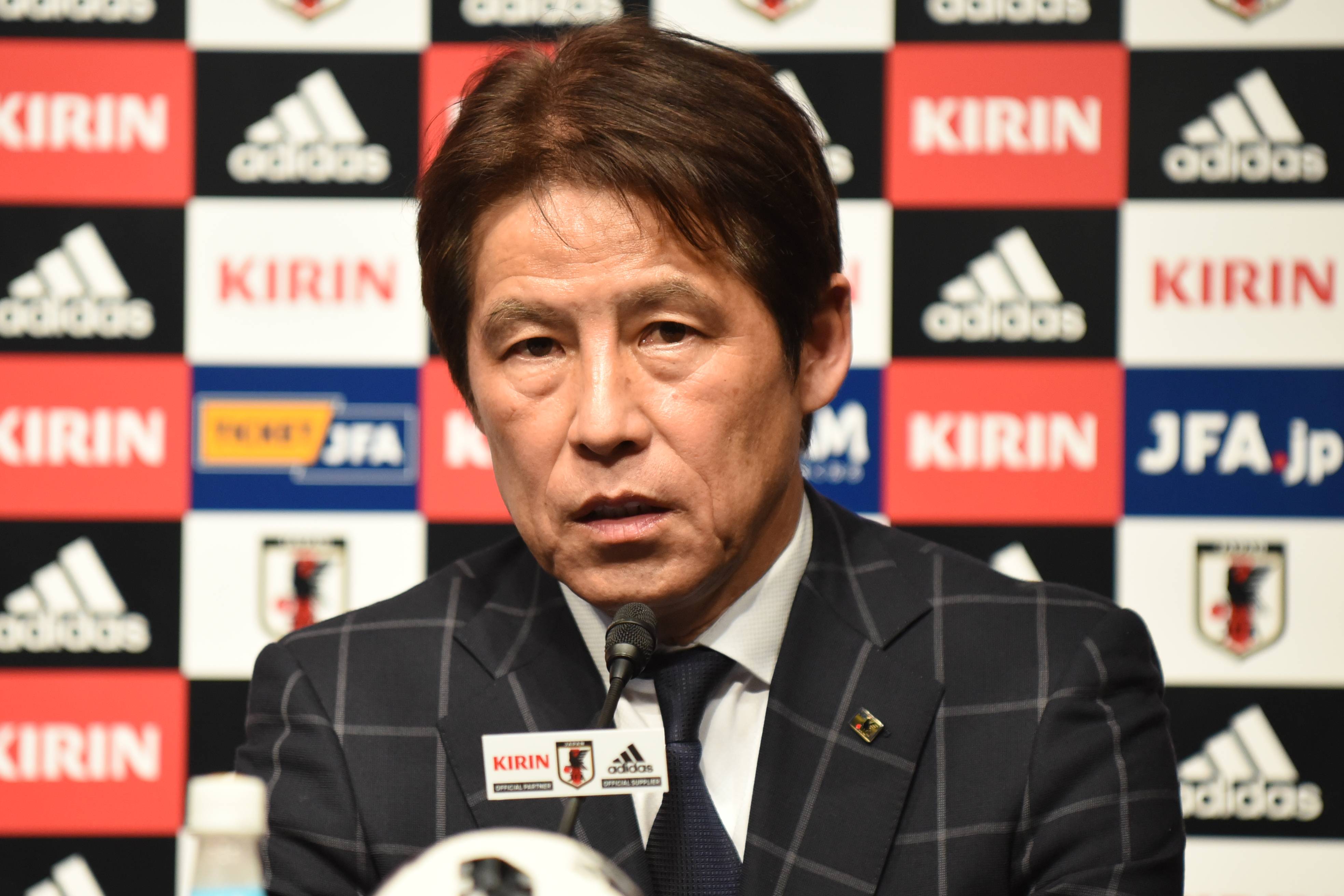 New Samurai Blue head coach Akira Nishino stresses teamwork
