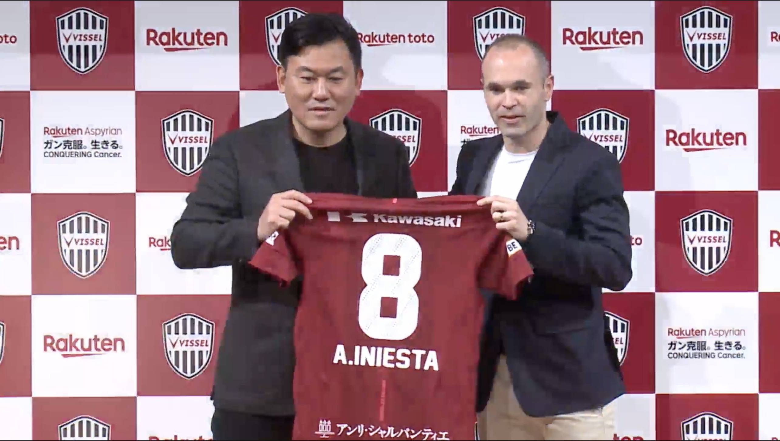 Vissel signing Iniesta: “I hope to contribute to Japanese football’s development”