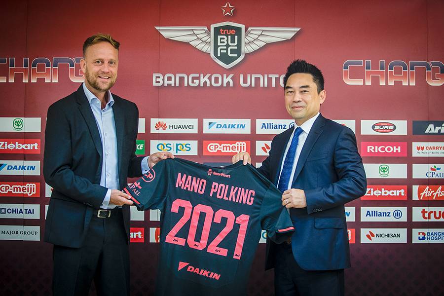 Coach Mano Polking extends contract with Bangkok United until 2021