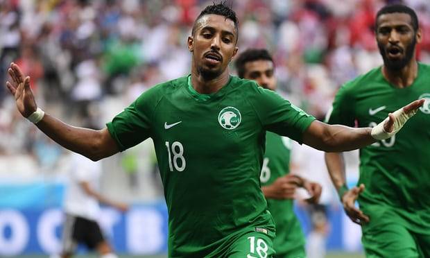 Late winner of Salem Al Dawsari gives Saudi Arabia a victory over Egypt