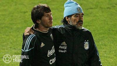 The special relationship between two generational geniuses, Messi and Maradona
