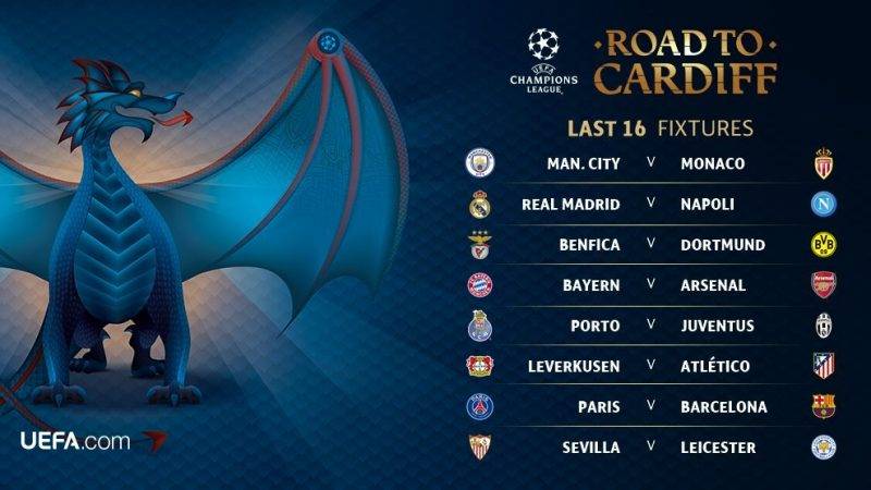 Drawing 16 Besar Liga Champions