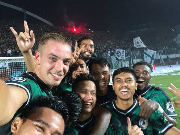 Kristian Adelmund saat berseragam PSS Sleman.