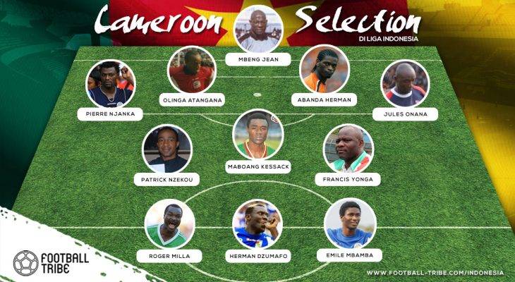 Best XI Pemain Kamerun di Liga Indonesia