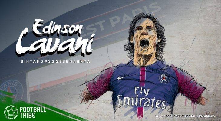 Edinson Cavani, Bintang Paris Saint-Germain dengan Sinar Paling Terang
