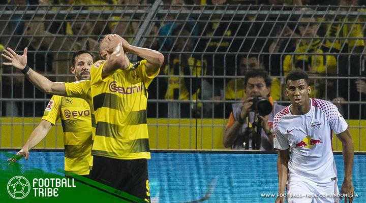 Yellow Wall Borussia Dortmund yang Dirobohkan Banteng Merah Leipzig