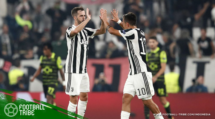 Lini Serang Buntu, Juventus Susah Payah Kalahkan Sporting Lisbon