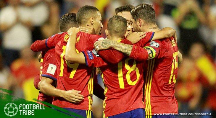 Trigol di 30 Menit Pertama Pastikan Spanyol Lolos ke Piala Dunia 2018