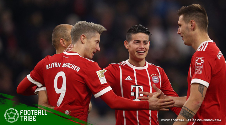 Tampil dengan Rambut Pirang, Robert Lewandowski Bawa Bayern München Kuasai Derby Bavaria