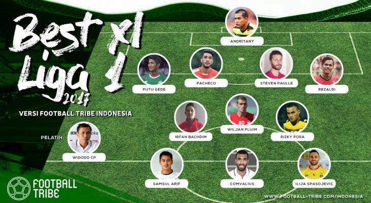 Best XI Liga 1 Musim 2017 Versi Football Tribe Indonesia