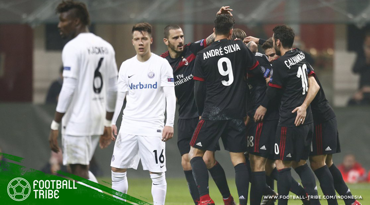 Disaksikan Langsung Kaká, Milan Bantai Austria Wina dan Lolos dari Grup D Liga Europa