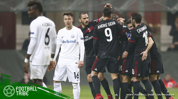 AC Milan justru melanjutkan penampilan gemilang di Liga Europa