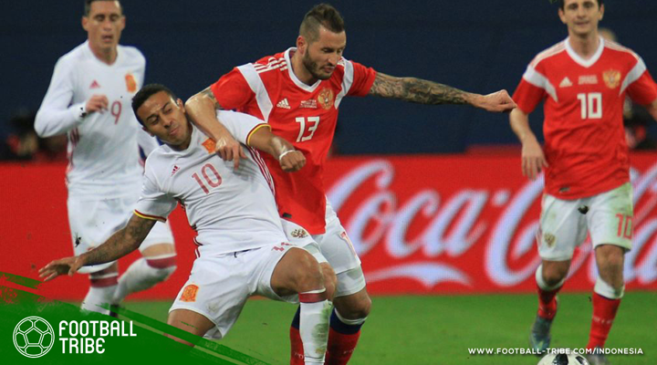 Enam Gol dan Dua Penalti di Laga Imbang Rusia Melawan Spanyol