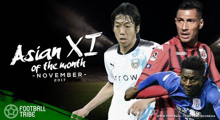 Best XI Asia November 2017 Versi Football Tribe