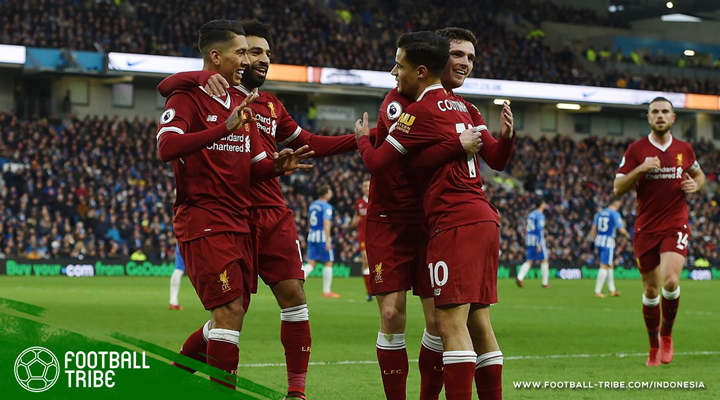 Dua Samba Liverpool Acak-acak Kandang Brighton