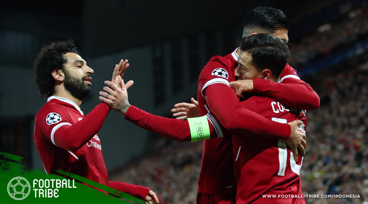 Cukur Spartak Moskow, Liverpool Lolos Ke 16 Besar Sebagai Juara Grup E