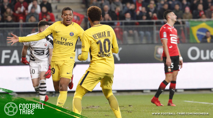 Laga Dibuka Musik Star Wars, Dua gol Neymar Bawa PSG Tundukkan Tuan Rumah Rennes