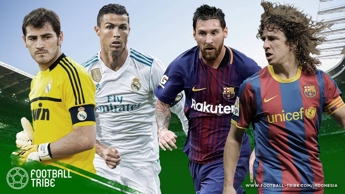 skuat Real Madrid dan Barcelona