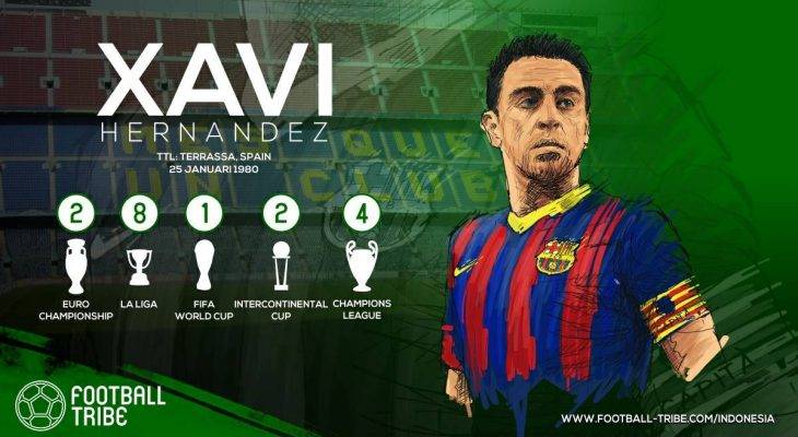 Xavi Hernandez dan Berharganya Otak Pesepak Bola