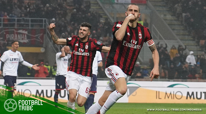 Gol Perdana Bonucci Bawa Milan Menang Tipis Atas Crotone