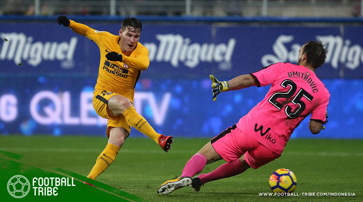 Lini Pertahanan yang Disiplin, kunci Kemenangan Atletico Madrid atas Tuan Rumah Eibar