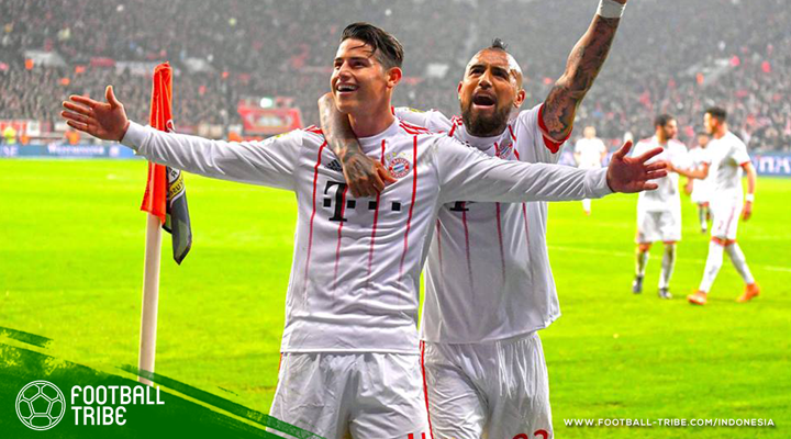 James Rodriguez Gemilang, Bayern Muenchen Tundukkan Tuan Rumah Bayer Leverkusen