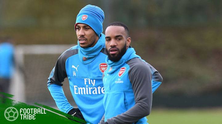 Lacazette dan Pierre-Emerick Aubameyang