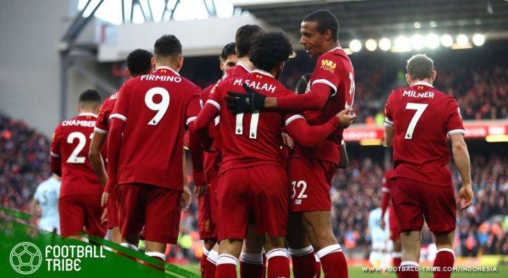 Liverpool Kembali Berpesta Gol di Anfield